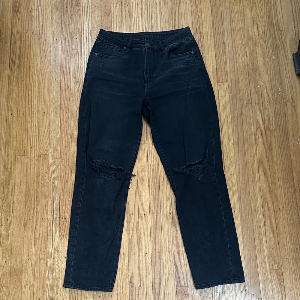 American Eagle Outfitters Black Straight Leg Jeans